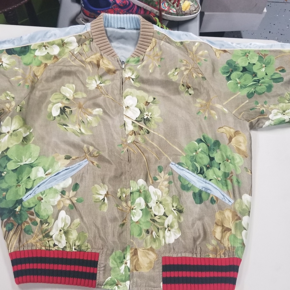 Gucci Silk Bloom Jacket